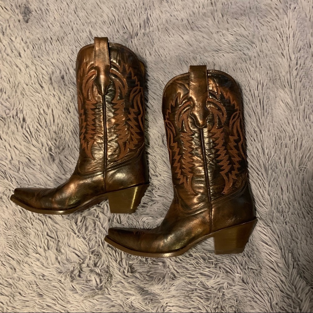 Ariat Women Cowboy Western Boot Dark Brown Bronze